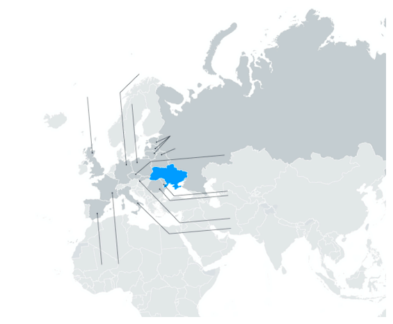 Где самое больше украинцев
