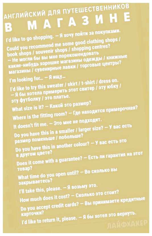 Какие фразы нужно знать туристу в Египте