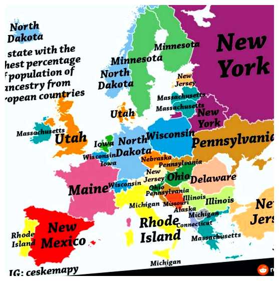 В каком штате больше всего русских в Америке