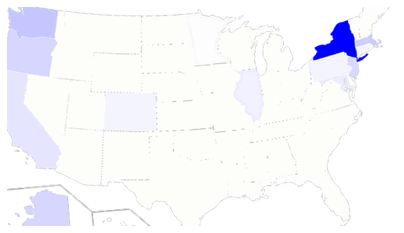 В каком штате больше всего русскоговорящих