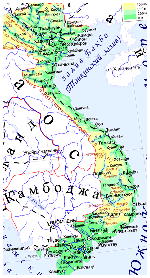 Что находится во Вьетнаме море или океан