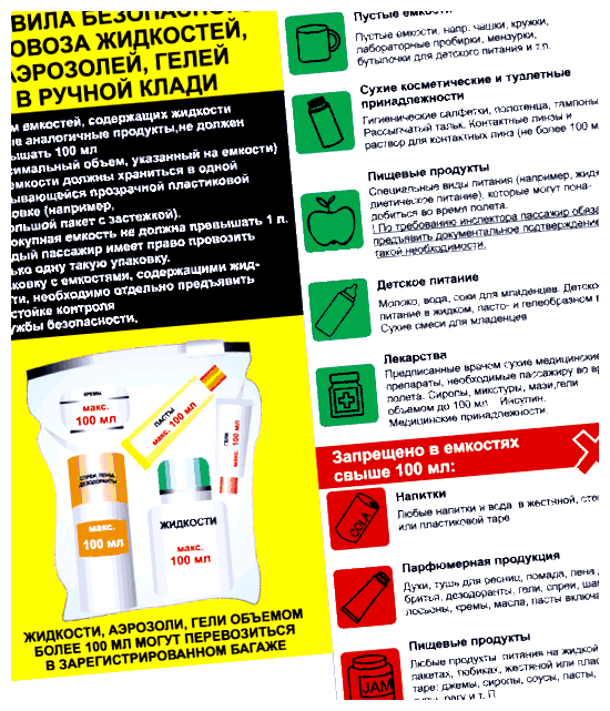 Что нельзя провозить в ручной клади в Египет