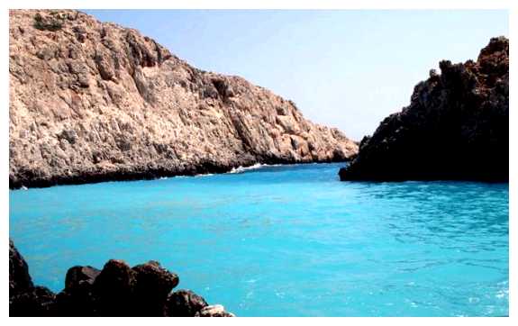 Где голубая вода в Греции