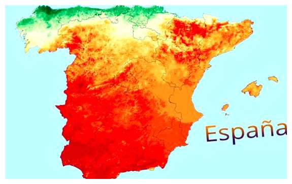 Где жарче всего в Испании