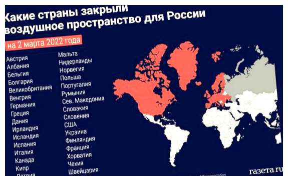 Какие страны не принимают посылки из России