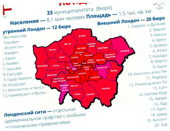 В каком районе Лондона живет больше всего русских