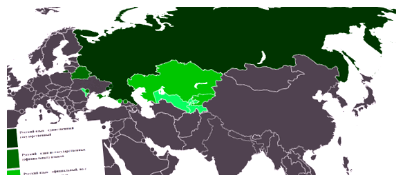 В каком штате больше всего русскоговорящих